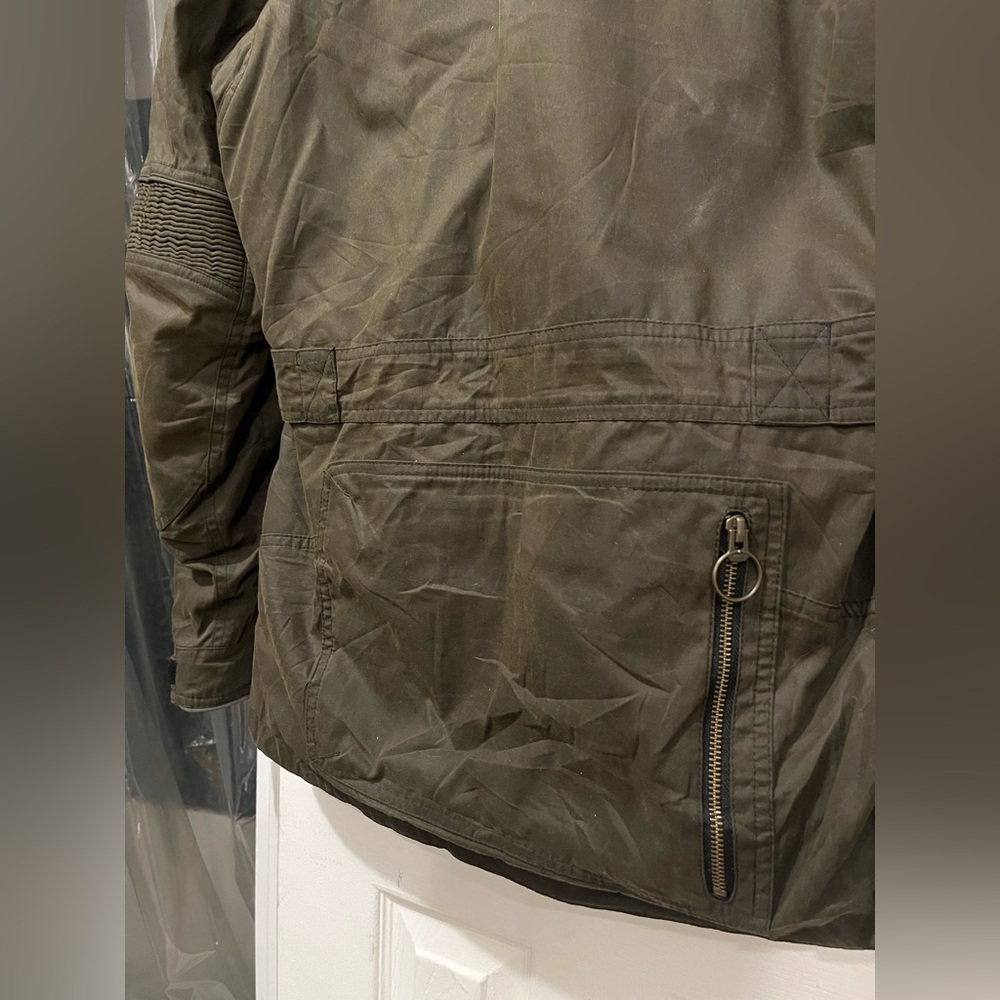 Triumph Motorcycles Barbour International Original Waxed Cotton Jacket - Picture 11 of 11